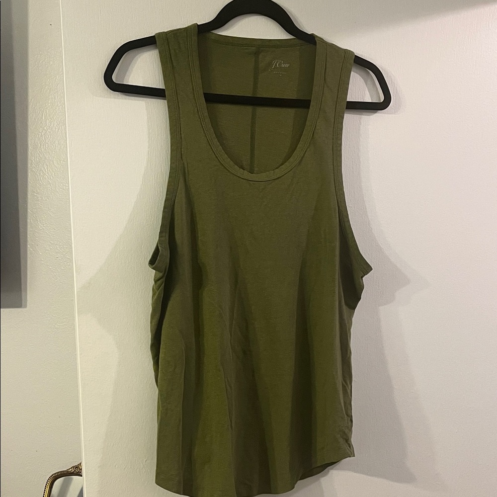J. Crew Olive Green Tank